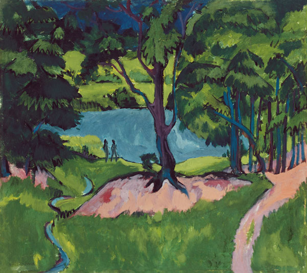 Sea in the Böhmerwald. from Ernst Ludwig Kirchner
