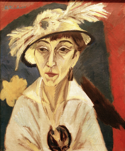 Sick woman from Ernst Ludwig Kirchner