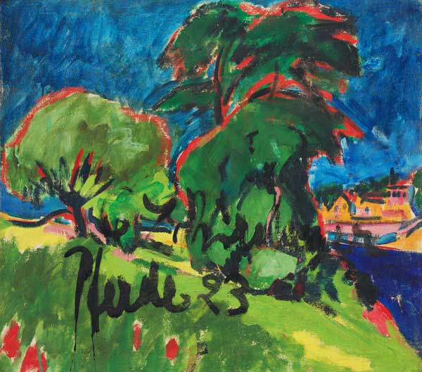 Landscape from Ernst Ludwig Kirchner