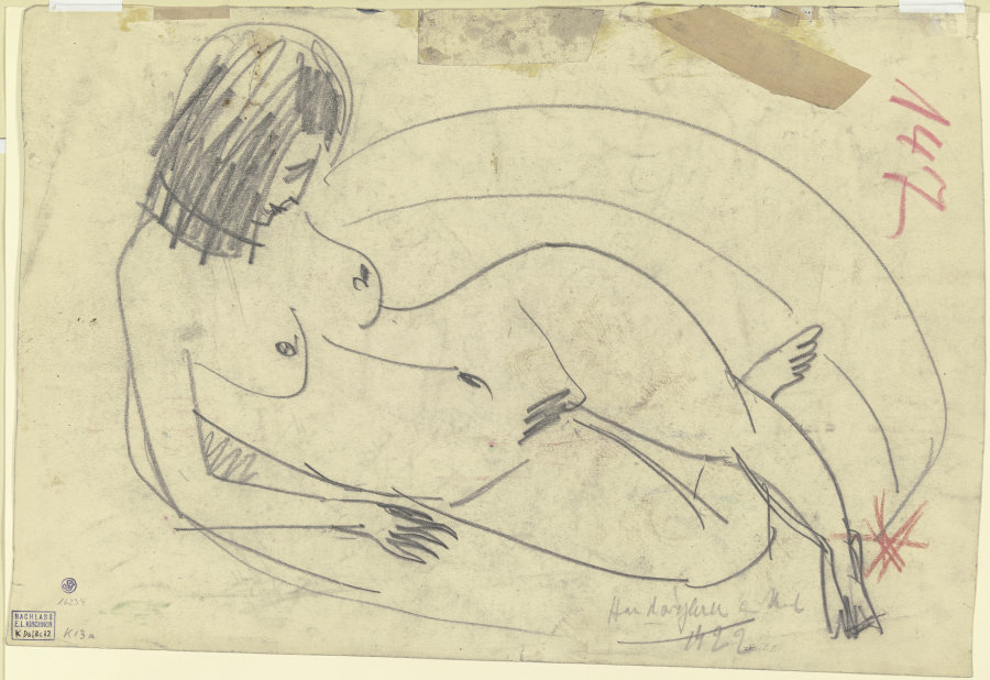 Liegender weiblicher Akt from Ernst Ludwig Kirchner
