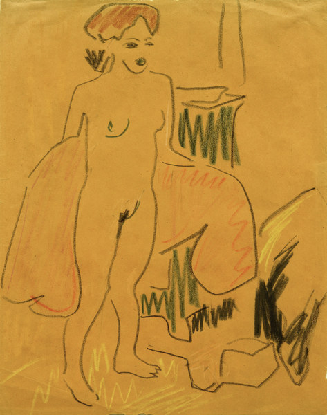 After the bath from Ernst Ludwig Kirchner