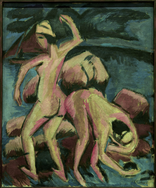 Two bathers, Fehmarn from Ernst Ludwig Kirchner
