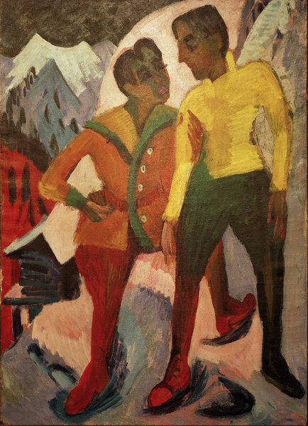 The Mardersteig brothers from Ernst Ludwig Kirchner