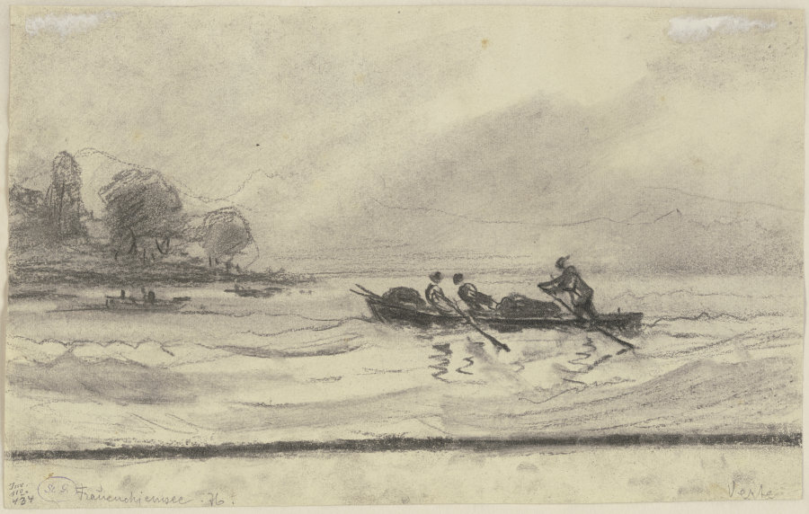 Boats at the Chiemsee from Ernst Morgenstern