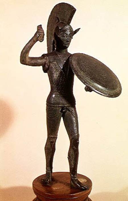 The God Mars or a Warrior from Etruscan