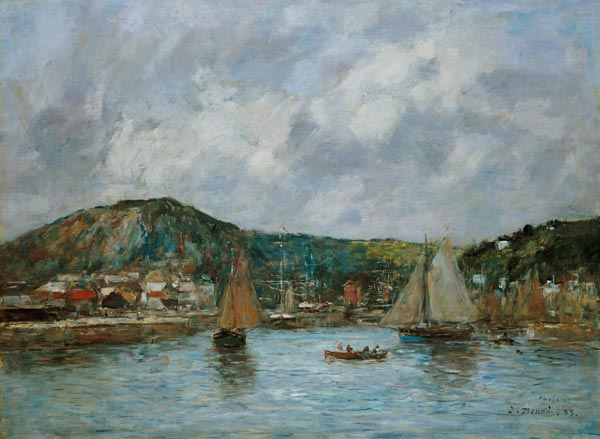 Cherbourg from Eugène Boudin