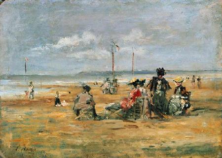 On the beach of Trouville