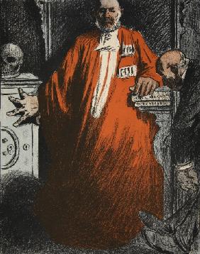 A judge in full garments, illustration from ''L''assiette au Beurre: Les Fonctionnaires'', 9th Augus