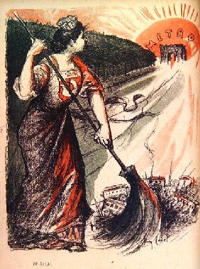 The Broom from ''L''Assiette Au Beurre'', pub. 10th Jan 1903 (litho) 