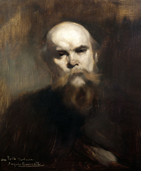Portrait of Paul Verlaine (1844-96) 1890 from Eugène Carrière