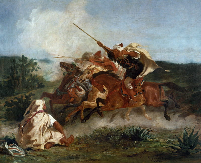 Fantasia arabe from Eugène Delacroix
