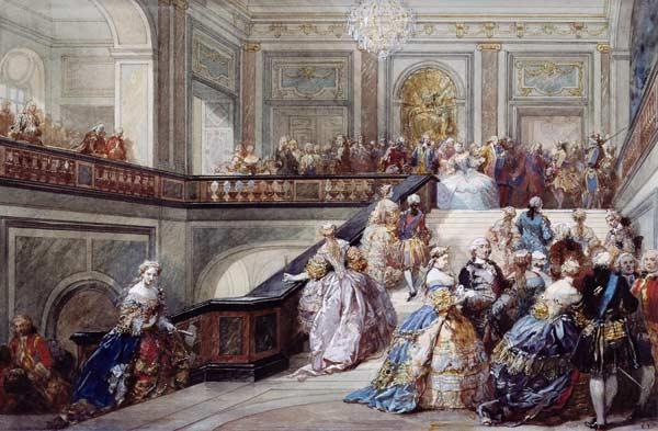 Fete at the Chateau de Versailles on the occasion of the Marriage of the Dauphin in 1745