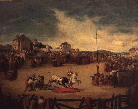 The Bullfight from Eugenio Lucas y Padilla
