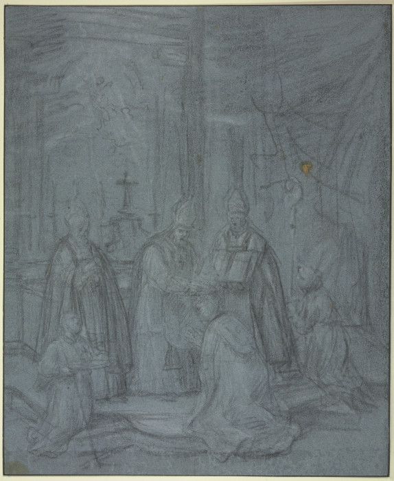 Ordination of a bishop from Eustache Le Sueur