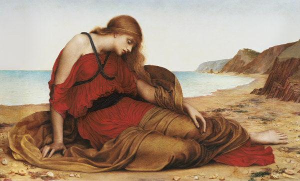 Ariadne at Naxos from Evelyn de Morgan