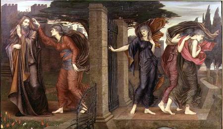 The Grey Sisters from Evelyn de Morgan