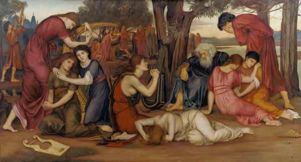 By the Waters of Babylon from Evelyn de Morgan