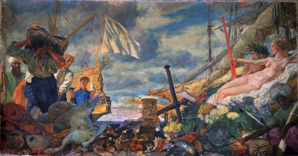 Allegorie des Außenhandels from Evgeni Evgenievitch Lanceray
