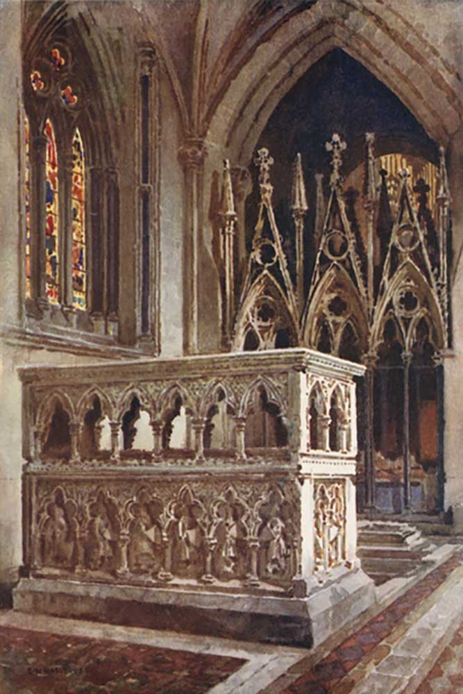 The Cantilupe Shrine from E.W. Haslehust
