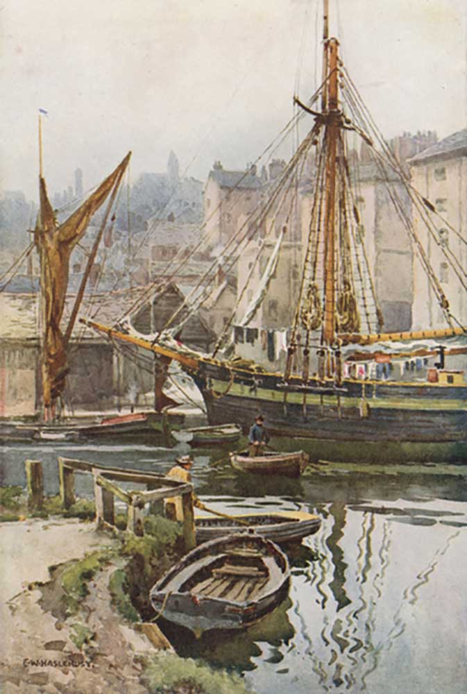 The Quay at Exeter from E.W. Haslehust