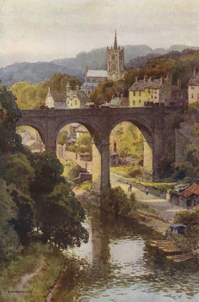 The Historical Old Town of Knaresborough from E.W. Haslehust