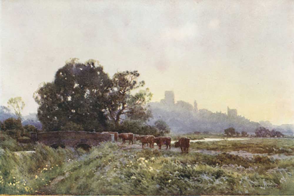 Dorchester from the Meadows from E.W. Haslehust