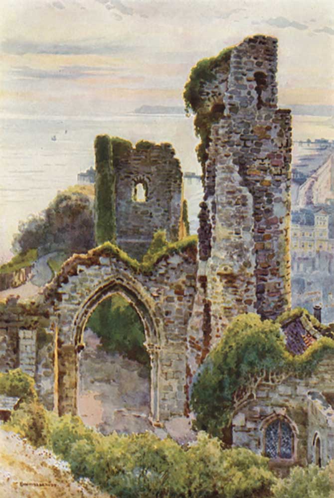 Hastings Castle from E.W. Haslehust