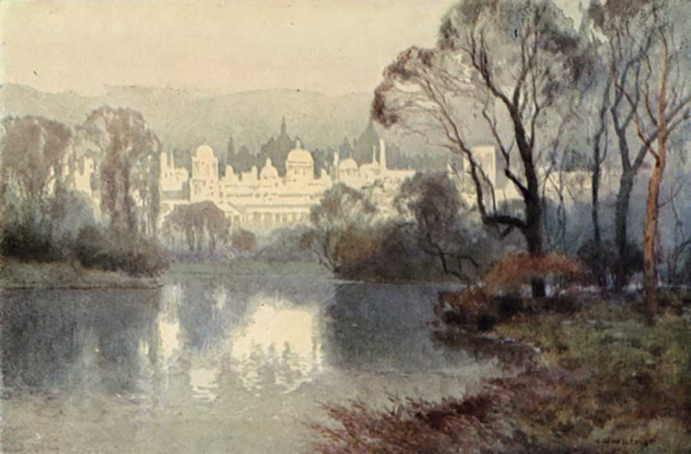 Whitehall from St Jamess Park from E.W. Haslehust