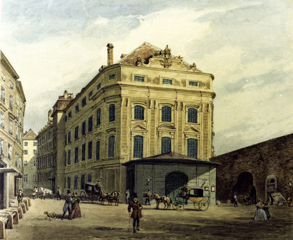 Vienna, Kärntnertortheater from F. Weckbrodt