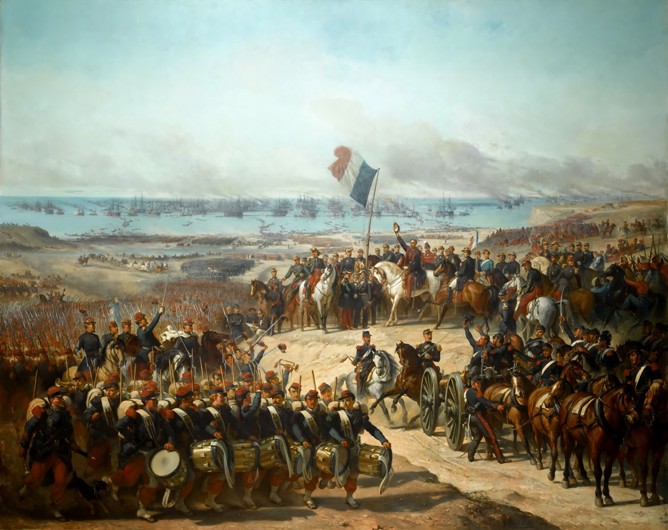 Disembarkation of the French Army at Eupatoria, 14 September 1854 from Felix-Joseph Barrias