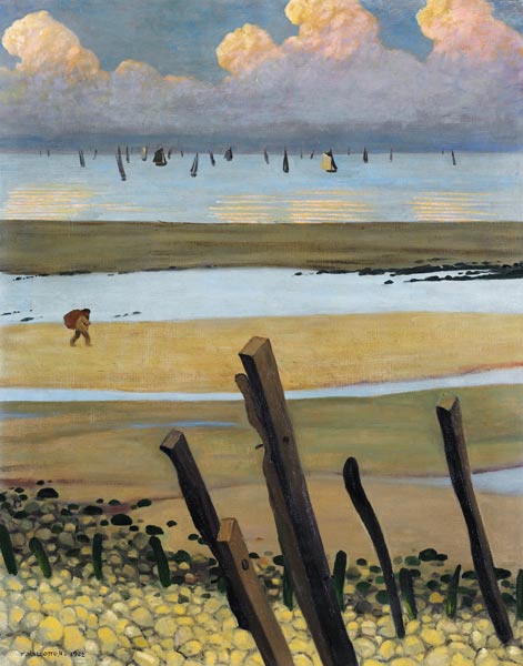 Das Meer bei Ebbe, Villerville from Felix Vallotton