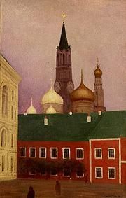 Moscow. Con panel of the Diptychons from Felix Vallotton