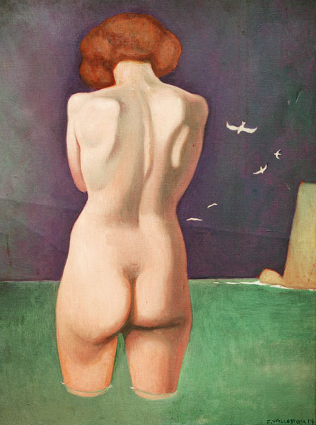 F.Vallotton / Nude in the Water / 1919 from Felix Vallotton