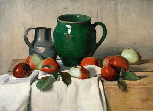 Still life with apples from Felix Vallotton