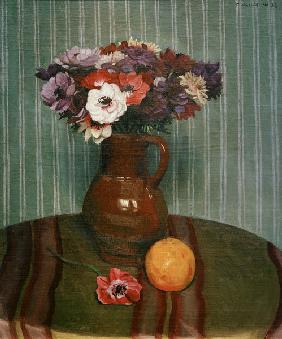 F.Vallotton, Stillleben mit Anemonen...