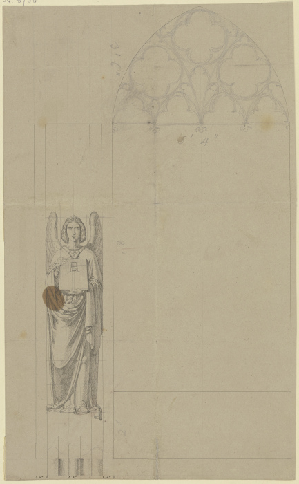 Engel und Ornamentik für die Ausschmückung des Rathaussaales zu Nürnberg bei dem Dürerfest 1828 from Ferdinand Fellner