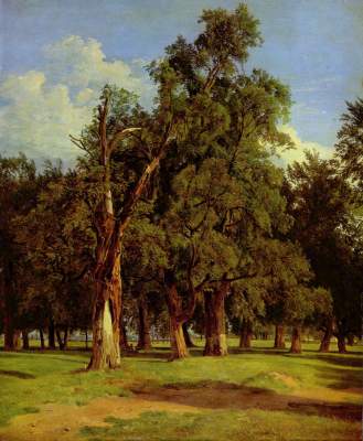 Old elms in the Prater from Ferdinand Georg Waldmüller