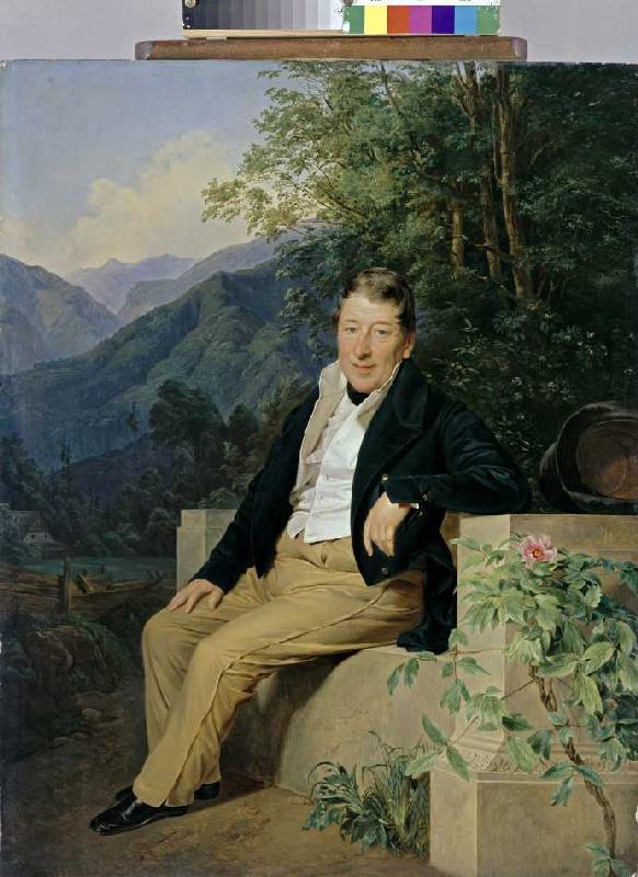 Bildnis Baron Moser. from Ferdinand Georg Waldmüller