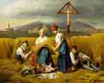 The harvest (at Zell at the lake) from Ferdinand Georg Waldmüller