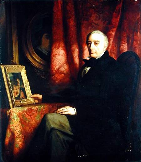 Portrait of the art collector Nicolaus Hudtwalcker from Ferdinand Heilbuth