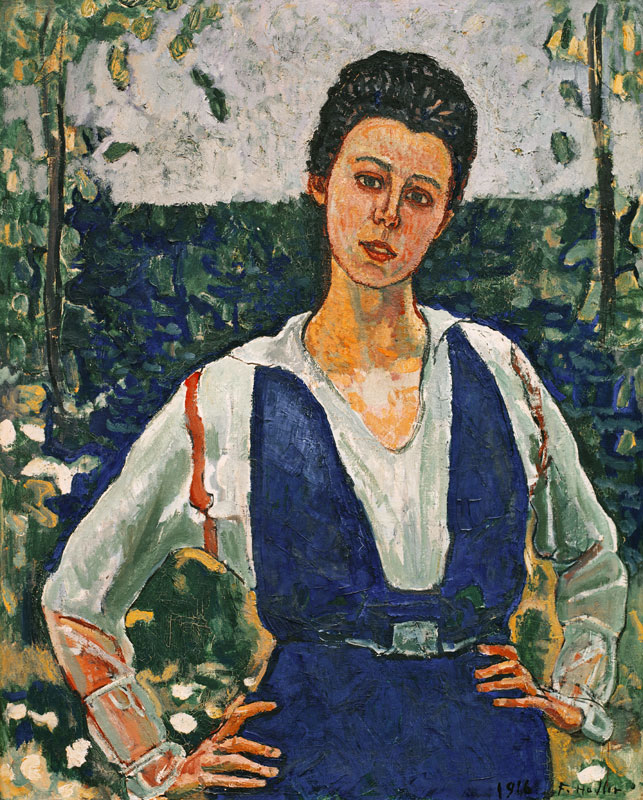 Gertrud Müller from Ferdinand Hodler