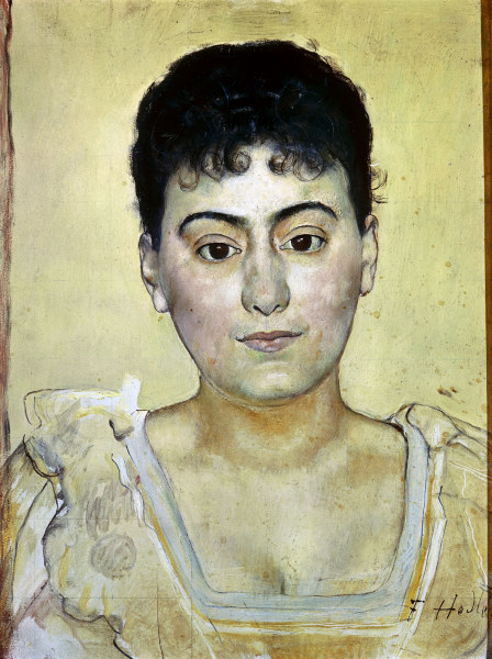Portrait of Mme de R. from Ferdinand Hodler