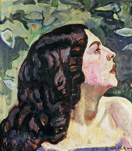 Lina (in profile) from Ferdinand Hodler