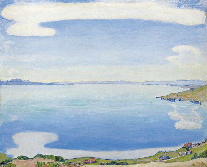 Lake Geneva seen from Chexbres from Ferdinand Hodler