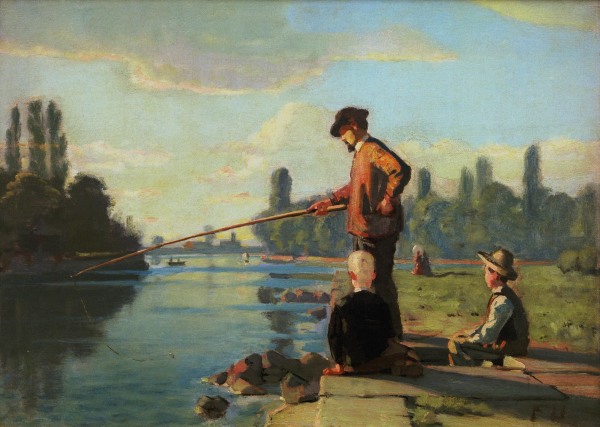 Der Angler from Ferdinand Hodler