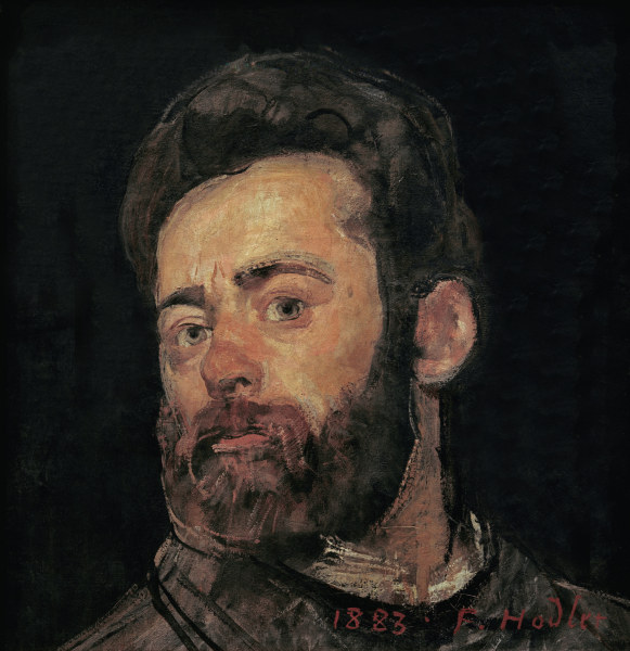 Self-portrait 1883 from Ferdinand Hodler