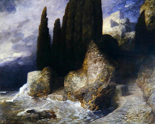 Italian landscape (oil on canvas) from Ferdinand Keller