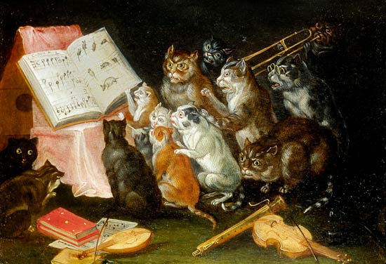 A Musical Gathering of Cats from Ferdinand van Kessel