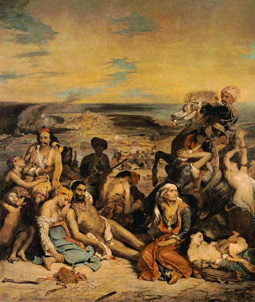 Massacre of Chios from Ferdinand Victor Eugène Delacroix