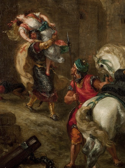 The Rape of Rebecca from Ferdinand Victor Eugène Delacroix